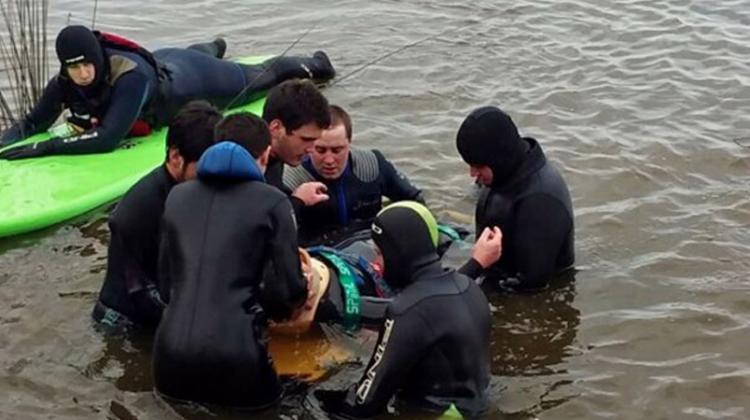 Federación de Bomberos de La Pampa dictó un curso de rescate en agua