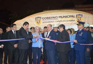 Bomberos de Luque inauguran mejoras en el cuartel