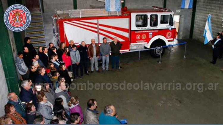 Nueva unidad para el Destacamento Nº2 de Bomberos de Olavarria