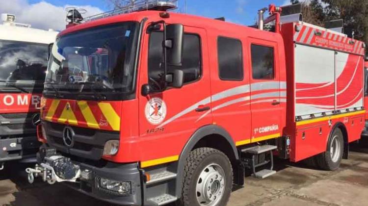 Nuevo carro para la Primera Compañía de Bomberos de Rengo