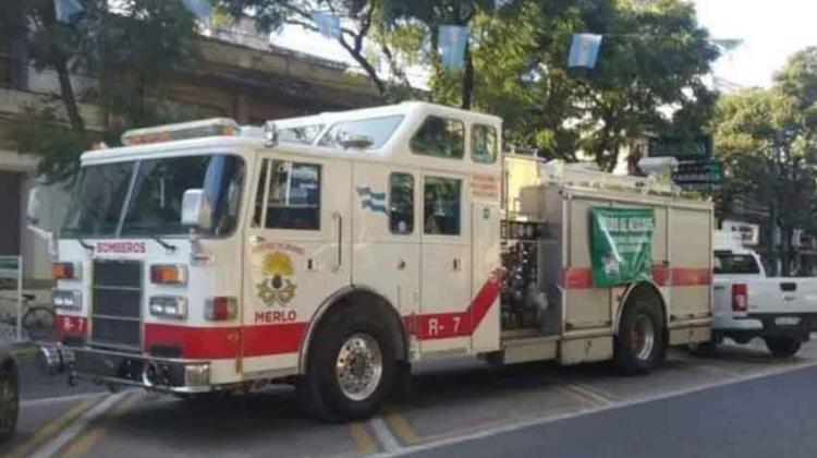 Bomberos de Merlo recibieron una nueva unidad de rescate