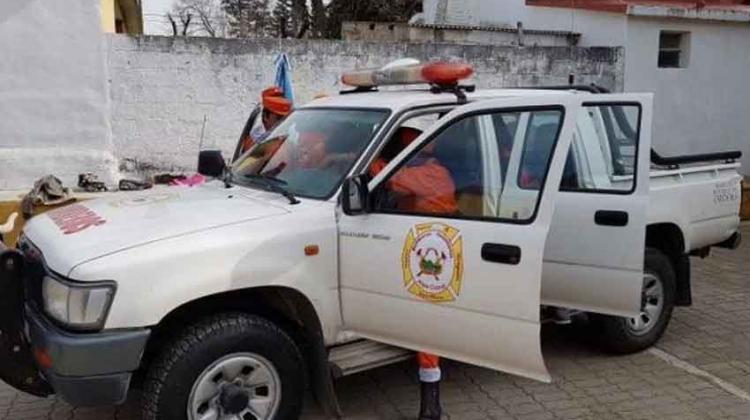 Nuevo móvil para Bomberos Voluntarios de Alpa Corral Nuevo móvil para Bomberos Voluntarios de Alpa Corral