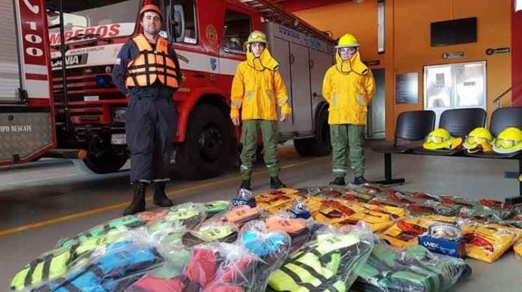 Bomberos de Trenque Lauquen recibieron nuevo equipamiento