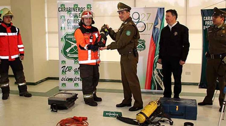 Recuperan herramientas de rescate sustraídas a Bomberos de Temuco