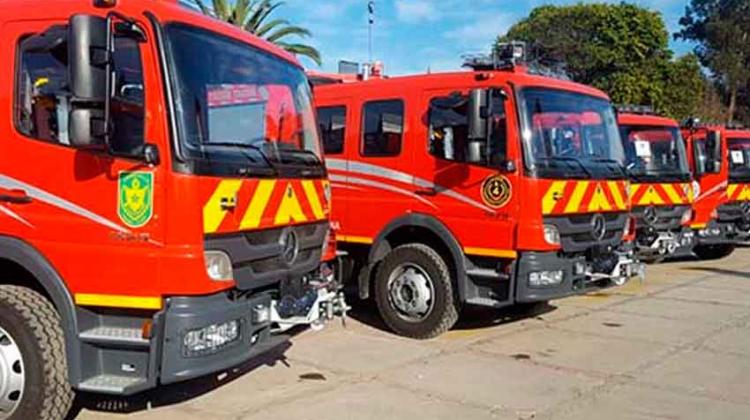 Bomberos de la Región de O’Higgins recibieron nuevos carros bomba