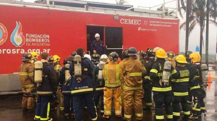 Bomberos realizaron una jornada de capacitación
