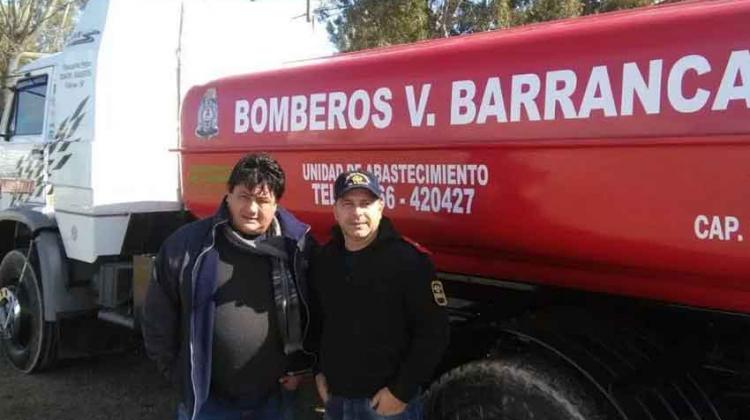 Bomberos Voluntarios de Barrancas sumaron una nueva unidad