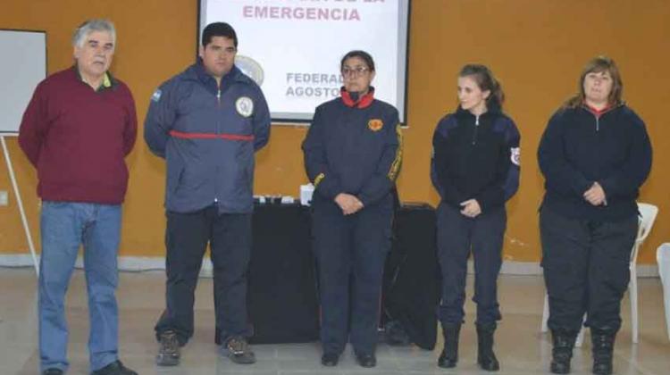 Realizaron curso de Psicología de la Emergencia en Federal