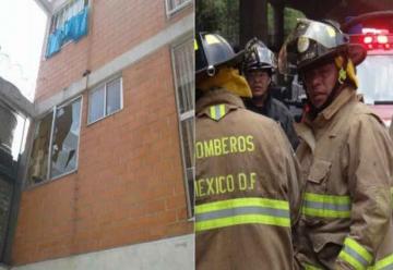 Muere bombero de la Ciudad de Mexico al caer de un tercer piso