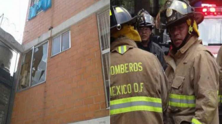 Muere bombero de la Ciudad de Mexico al caer de un tercer piso
