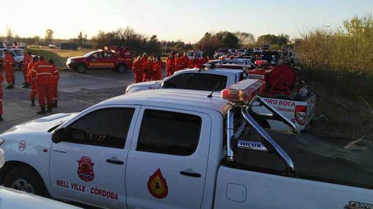 Bomberos combatieron durante una semana el fuego en Córdoba