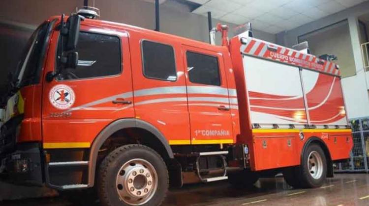 Primera compañía de Bomberos Rengo cuenta con nuevo carro