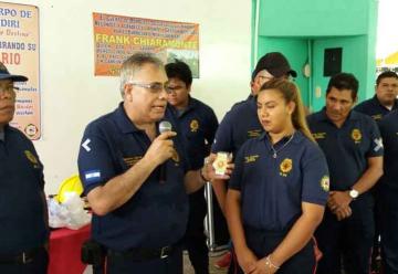 Benemérito Cuerpo de Bomberos de Nindirí celebra 8 años de servicio