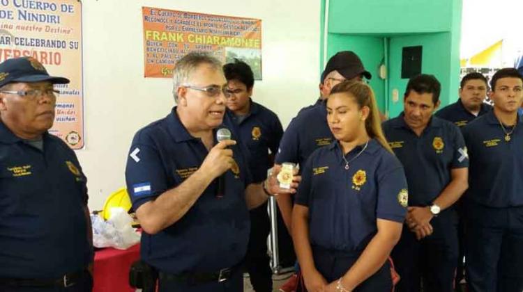 Benemérito Cuerpo de Bomberos de Nindirí celebra 8 años de servicio