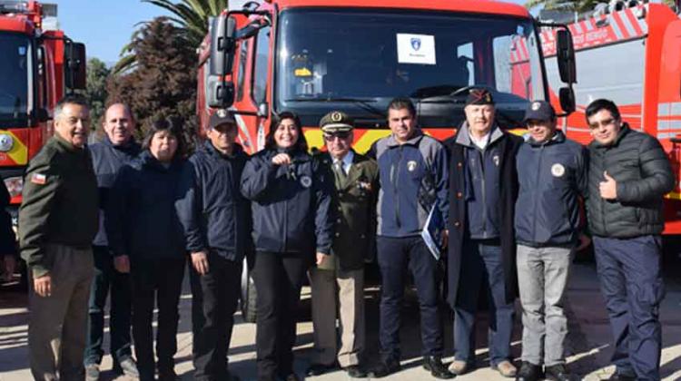 Voluntarios de O’Higgins renuevan su parque automotriz