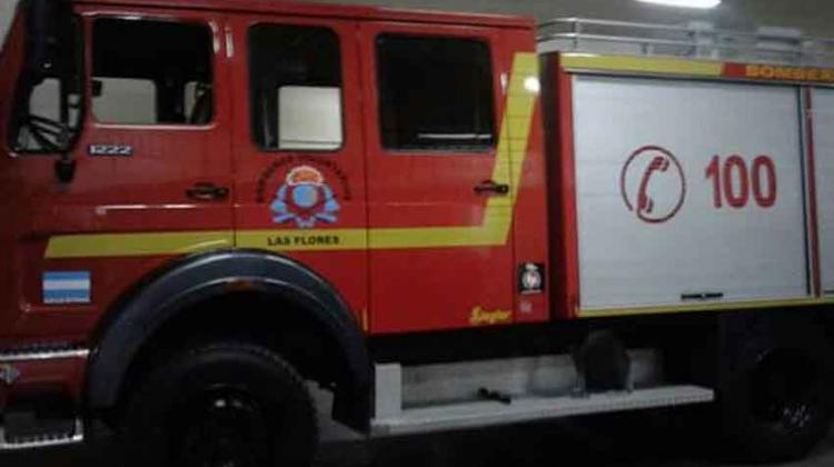 Nueva unidad adquirida por Bomberos Voluntarios de Las Flores