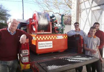 Equipo de ataque rápido para los Bomberos de Saturnino María Laspiur