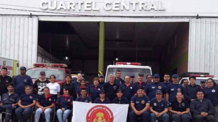 Bomberos voluntarios se capacitaron en Socorrismo Nivel I