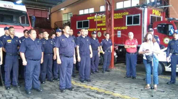 Bomberos inauguran cuatro estaciones remozadas