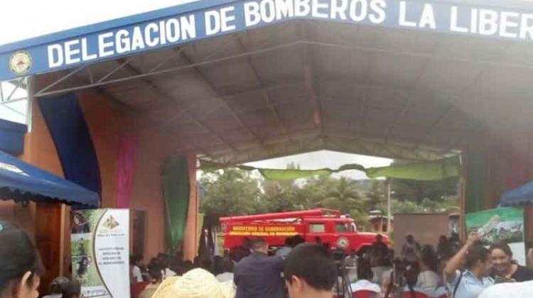 Inauguran estación de bomberos en el municipio de la Libertad