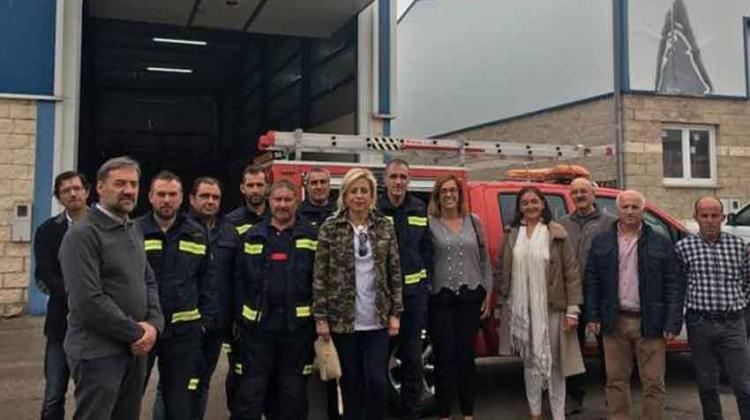 Dos camiones para los parques de bomberos de Palencia