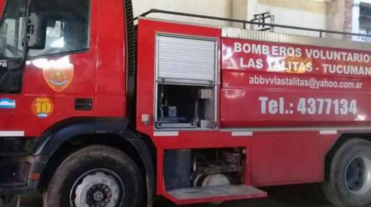 Ladrones dejan sin una autobomba a los bomberos de Las Talitas