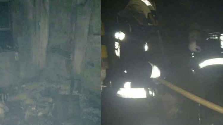 Dos bomberos heridos en el incendio de una vivienda en Santander