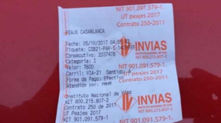 Bomberos de Zipaquirá tuvieron que pagar peaje para atender emergencia