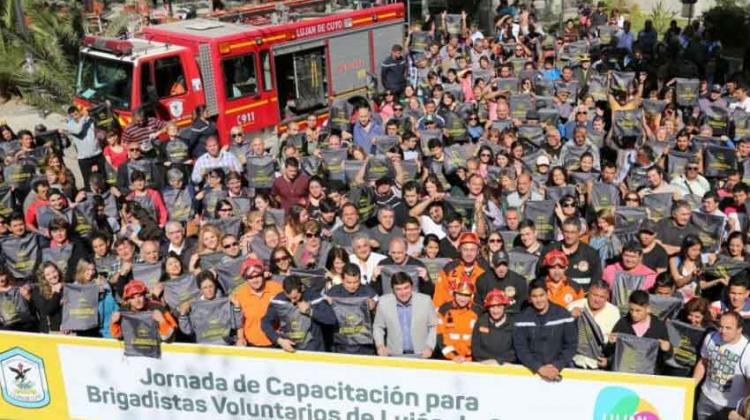 Luján de Cuyo cuenta con el primer Cuerpo de Brigadistas Voluntarios