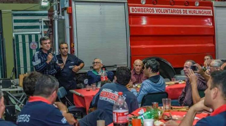 Los Bomberos de Hurlingham celebraron su 46° aniversario