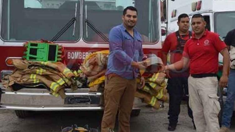 Donan equipo para los Bomberos de Zaragoza