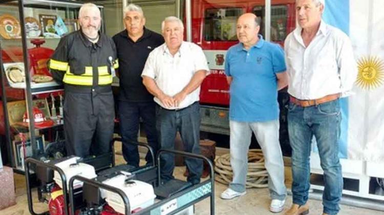 Bomberos Voluntarios incorporó dos nuevos grupos electrógenos