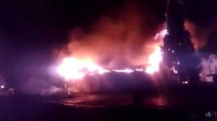 Se incendió una fábrica de conservas en Guaymallén