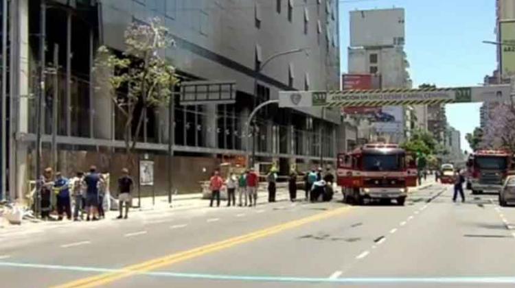 Gran incendio en un edificio de Vicente López