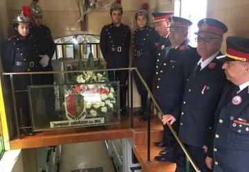 Bomberos de La Boca conmemoraron el día de los muertos