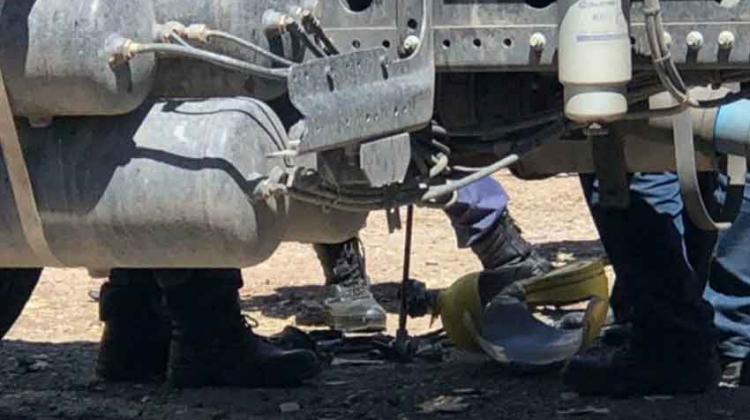 Un bombero en grave estado luego de que le reventó un tubo de aire comprimido