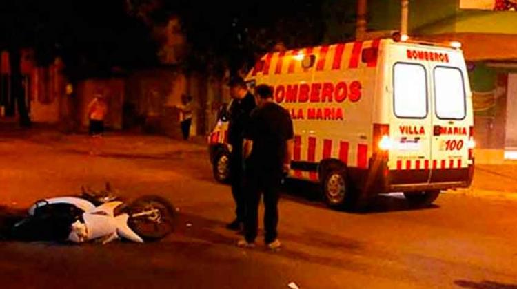 Falleció motociclista que chocó contra ambulancia de Bomberos