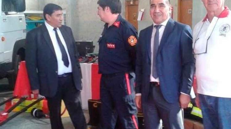 Bomberos de Cutral Co presentó el nuevo equipamiento