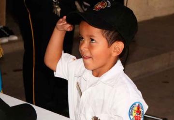 Se graduó la brigada infantil de Bomberos de Antigua Guatemala