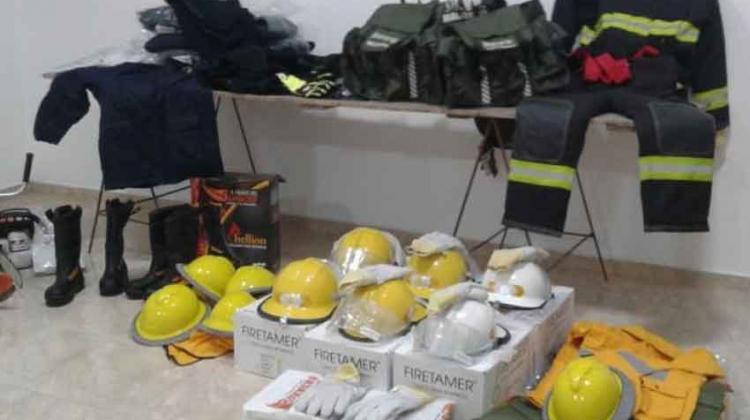 Los Bomberos de Malabrigo presentaron nuevo equipamiento