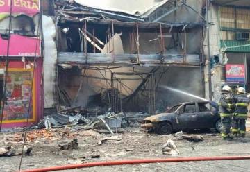 Incendio en un local de cotillón en el barrio de Once
