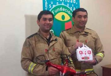 Bomberos de Chillán Viejo recibieron Dron