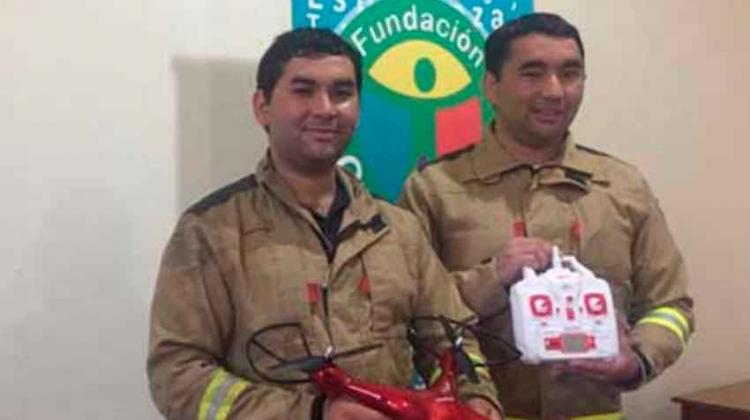 Bomberos de Chillán Viejo recibieron Dron