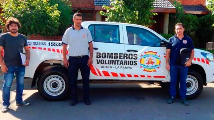 Nueva unidad para Bomberos Voluntarios de Arata