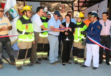 Bomberos de San Esteban inaugura su futuro cuartel