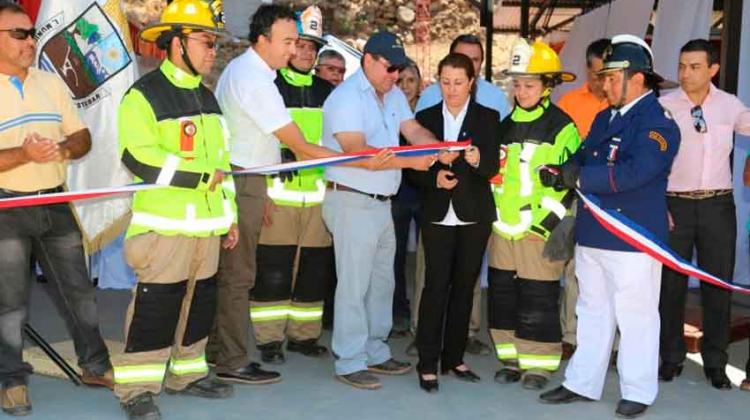 Bomberos de San Esteban inaugura su futuro cuartel