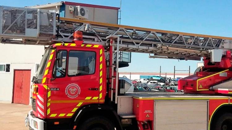 Nueva autoescala de Bomberos de Jaca