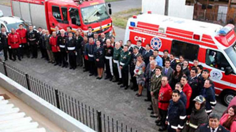 Octava Compañía de Bomberos de Temuco celebró su aniversario 36