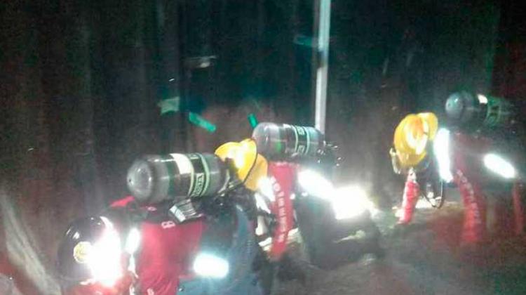 Bomberos voluntarios prueban nuevos equipos