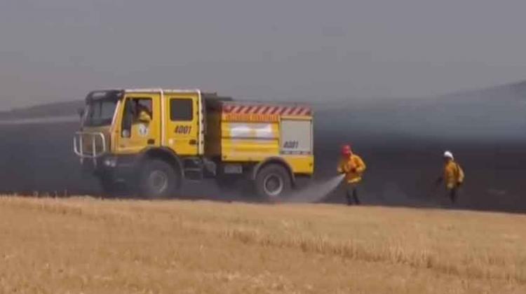 Gran despliegue por incendios en Sierra de la Ventana